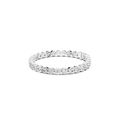 9.30 Ct Round Cut Top Grade Diamond Antique Delicate Vintage Sparkling Bezel Set Bridesmaid Tennis Bracelet - HIGHCARAT DIAMONDS