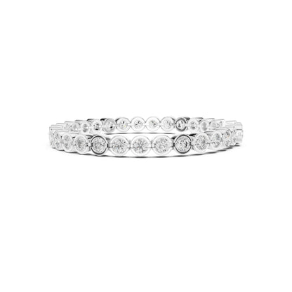 9.30 Ct Round Cut Top Grade Diamond Antique Delicate Vintage Sparkling Bezel Set Bridesmaid Tennis Bracelet - HIGHCARAT DIAMONDS