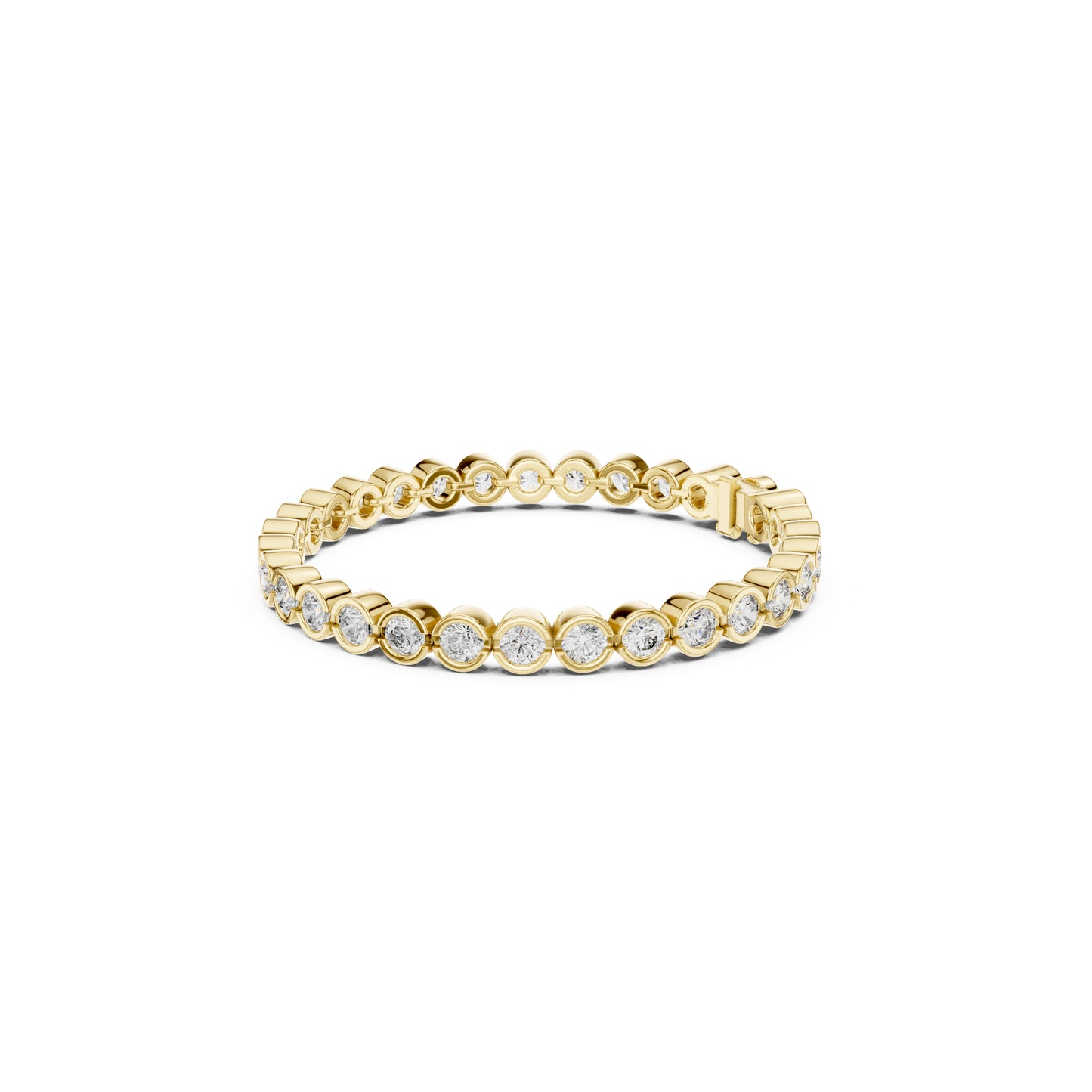 9.30 Ct Round Cut Top Grade Diamond Antique Delicate Vintage Sparkling Bezel Set Bridesmaid Tennis Bracelet - HIGHCARAT DIAMONDS