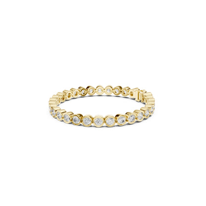 9.30 Ct Round Cut Top Grade Diamond Antique Delicate Vintage Sparkling Bezel Set Bridesmaid Tennis Bracelet - HIGHCARAT DIAMONDS