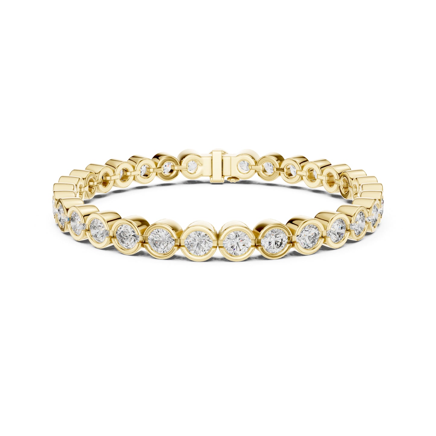 9.30 Ct Round Cut Top Grade Diamond Antique Delicate Vintage Sparkling Bezel Set Bridesmaid Tennis Bracelet - HIGHCARAT DIAMONDS