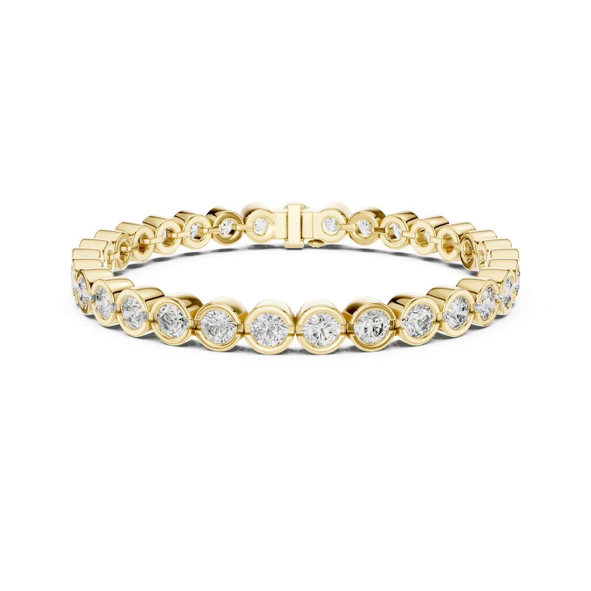 9.30 Ct Round Cut Top Grade Diamond Antique Delicate Vintage Sparkling Bezel Set Bridesmaid Tennis Bracelet - HIGHCARAT DIAMONDS