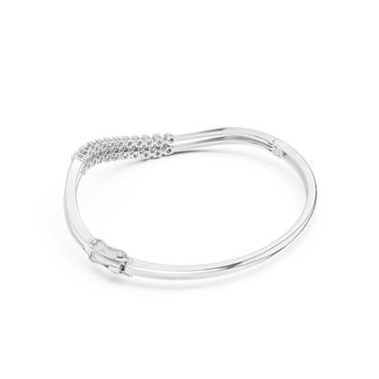 Round Cut Lab Grown Diamond Classic Prong Set Party Wear Bracelet - HIGHCARAT DIAMONDS