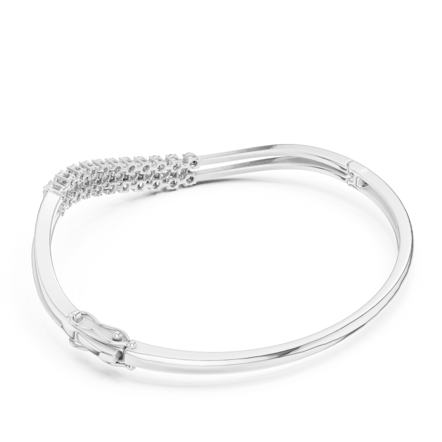Round Cut Lab Grown Diamond Classic Prong Set Party Wear Bracelet - HIGHCARAT DIAMONDS