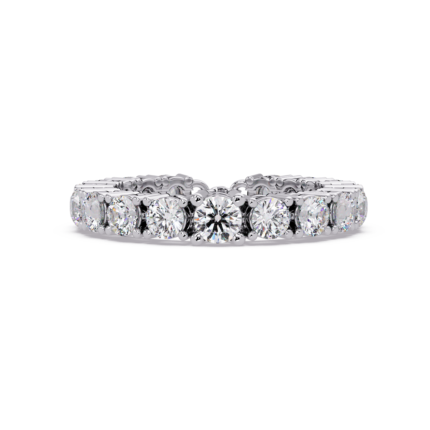 Round Cut Lab Grown Diamond Line Bracelet - HIGHCARAT DIAMONDS