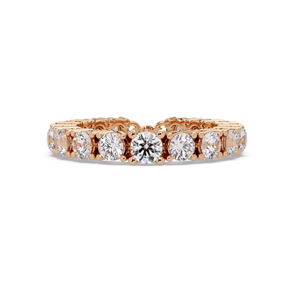 Round Cut Lab Grown Diamond Line Bracelet - HIGHCARAT DIAMONDS