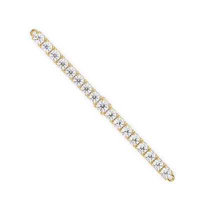 Round Cut Lab Grown Diamond Line Bracelet - HIGHCARAT DIAMONDS