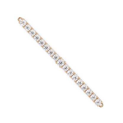 Round Cut Lab Grown Diamond Line Bracelet - HIGHCARAT DIAMONDS