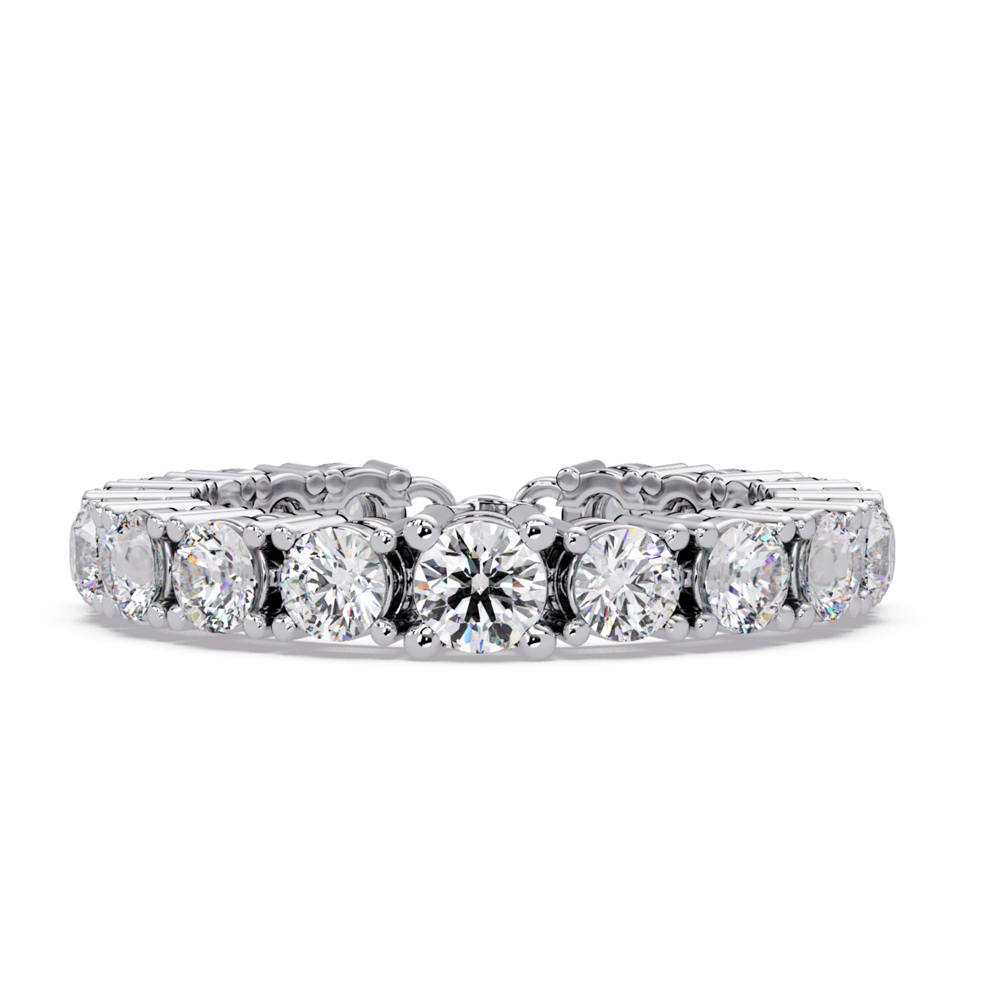 Round Cut Lab Grown Diamond Line Bracelet - HIGHCARAT DIAMONDS