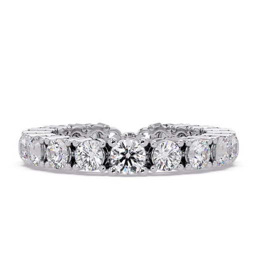 Round Cut Lab Grown Diamond Line Bracelet - HIGHCARAT DIAMONDS
