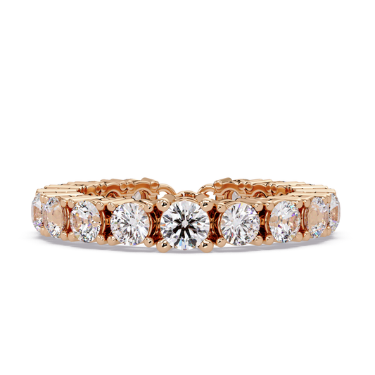 Round Cut Lab Grown Diamond Line Bracelet - HIGHCARAT DIAMONDS