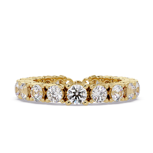 Round Cut Lab Grown Diamond Line Bracelet - HIGHCARAT DIAMONDS