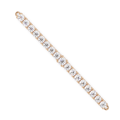 Round Cut Lab Grown Diamond Line Bracelet - HIGHCARAT DIAMONDS