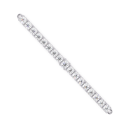 Round Cut Lab Grown Diamond Line Bracelet - HIGHCARAT DIAMONDS