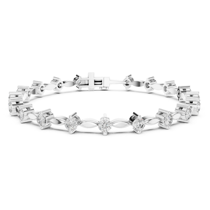 2.09CT Round Cut Top Grade Diamond Unique Delicate Elegant Vintage Tennis Bracelet Gift For Women's - HIGHCARAT DIAMONDS