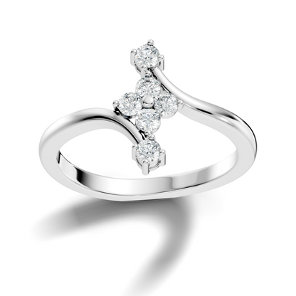 Round Cut Lab grown and Natural Diamond Vintage Minimalist Dainty Classic Promise  Ring For Her - HIGHCARAT DIAMONDS
