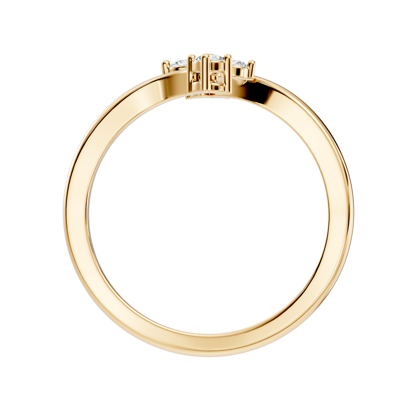 Round Cut Lab grown and Natural Diamond Vintage Minimalist Dainty Classic Promise  Ring For Her - HIGHCARAT DIAMONDS