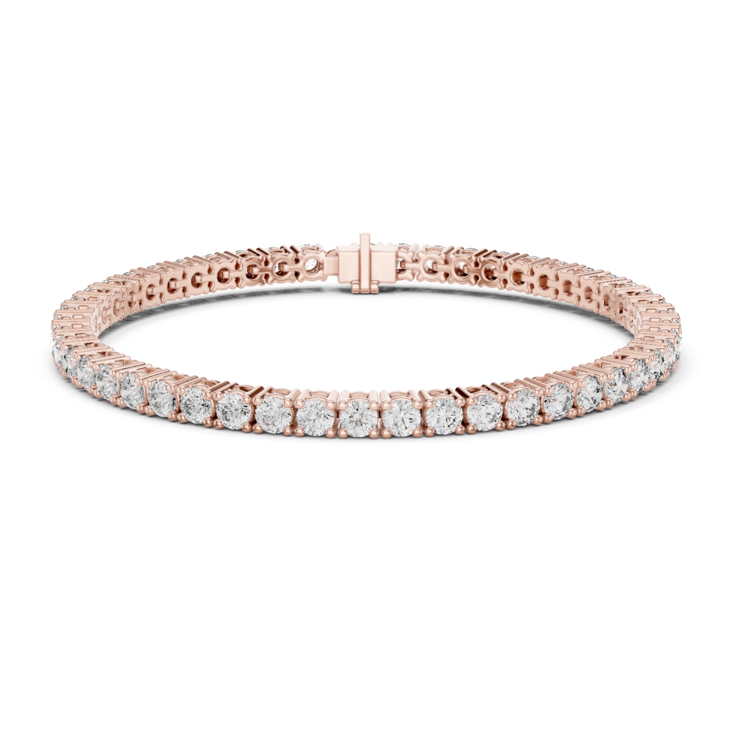 6.37 CT Round Cut Top Grade Diamond Antique Delicate Vintage Tennis Bracelet In Lab Or Natural Diamonds - HIGHCARAT DIAMONDS