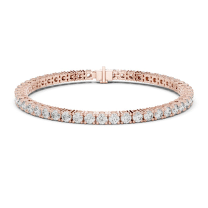 6.37 CT Round Cut Top Grade Diamond Antique Delicate Vintage Tennis Bracelet In Lab Or Natural Diamonds - HIGHCARAT DIAMONDS