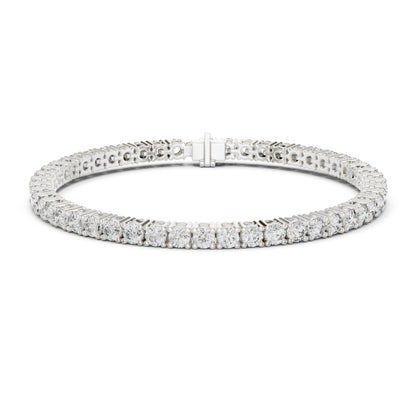 6.37 CT Round Cut Top Grade Diamond Antique Delicate Vintage Tennis Bracelet In Lab Or Natural Diamonds - HIGHCARAT DIAMONDS