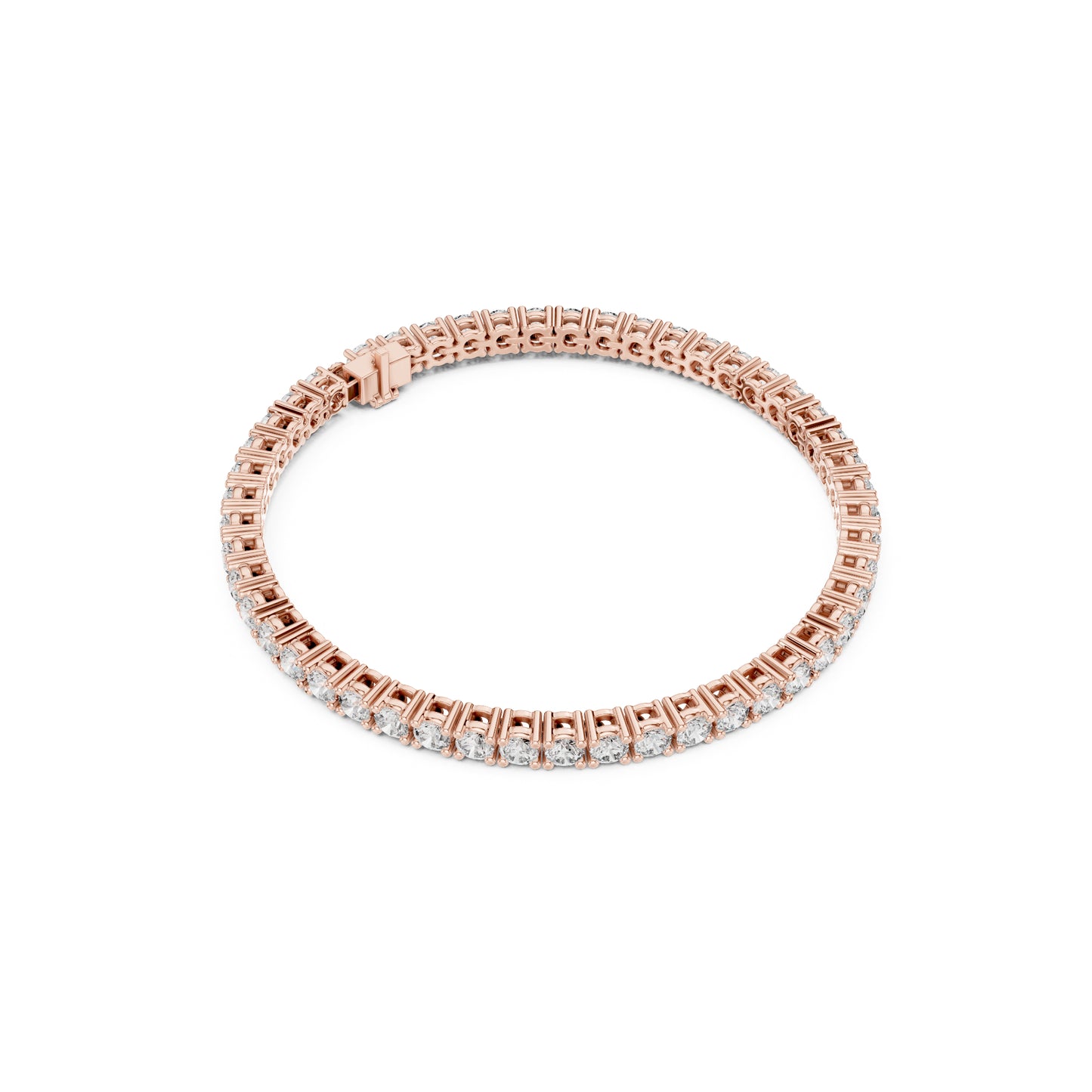 6.37 CT Round Cut Top Grade Diamond Antique Delicate Vintage Tennis Bracelet In Lab Or Natural Diamonds - HIGHCARAT DIAMONDS