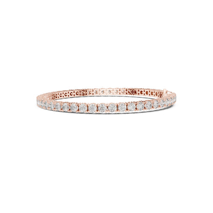 6.37 CT Round Cut Top Grade Diamond Antique Delicate Vintage Tennis Bracelet In Lab Or Natural Diamonds - HIGHCARAT DIAMONDS