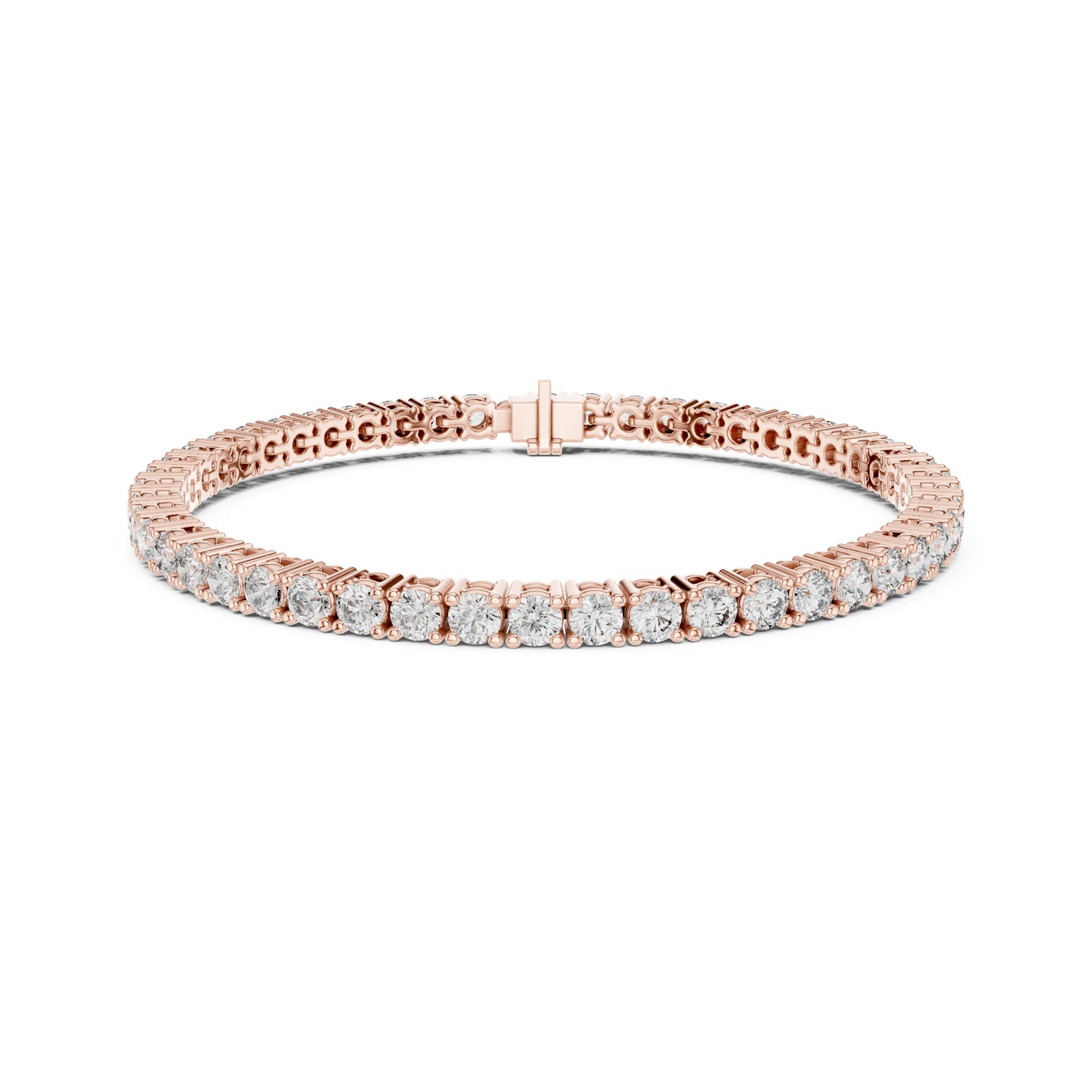 6.37 CT Round Cut Top Grade Diamond Antique Delicate Vintage Tennis Bracelet In Lab Or Natural Diamonds - HIGHCARAT DIAMONDS