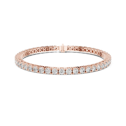 6.37 CT Round Cut Top Grade Diamond Antique Delicate Vintage Tennis Bracelet In Lab Or Natural Diamonds - HIGHCARAT DIAMONDS