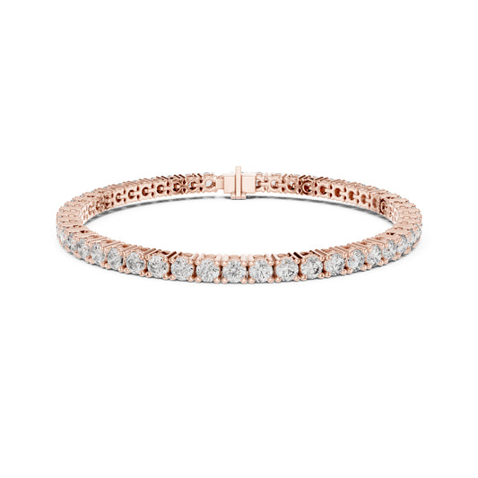 6.37 CT Round Cut Top Grade Diamond Antique Delicate Vintage Tennis Bracelet In Lab Or Natural Diamonds - HIGHCARAT DIAMONDS