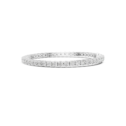 6.37 CT Round Cut Top Grade Diamond Antique Delicate Vintage Tennis Bracelet In Lab Or Natural Diamonds - HIGHCARAT DIAMONDS