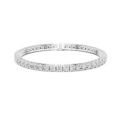 6.37 CT Round Cut Top Grade Diamond Antique Delicate Vintage Tennis Bracelet In Lab Or Natural Diamonds - HIGHCARAT DIAMONDS