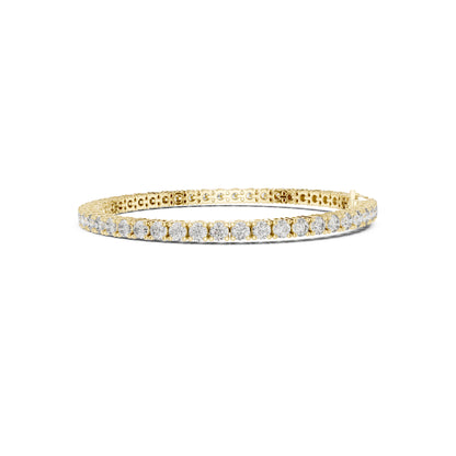 6.37 CT Round Cut Top Grade Diamond Antique Delicate Vintage Tennis Bracelet In Lab Or Natural Diamonds - HIGHCARAT DIAMONDS