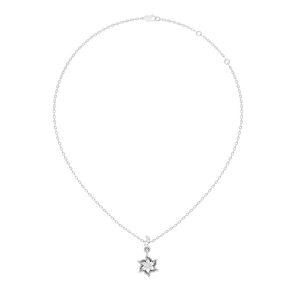 Elegant 0.21 Ct Round Diamond Charm in 14K Rose Gold Jewelry Collection - HIGHCARAT DIAMONDS