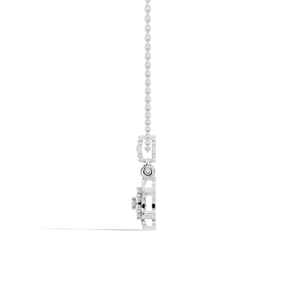 Elegant 0.21 Ct Round Diamond Charm in 14K Rose Gold Jewelry Collection - HIGHCARAT DIAMONDS