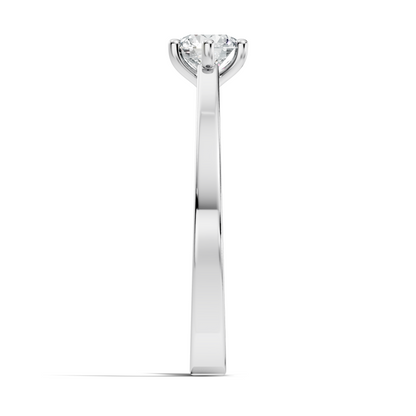 Round Cut High Quality Lab Grown and Natural Diamond Unique Solitaire Prong Set Cluster Promise Ring For Her - HIGHCARAT DIAMONDS