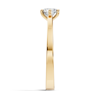 Round Cut High Quality Lab Grown and Natural Diamond Unique Solitaire Prong Set Cluster Promise Ring For Her - HIGHCARAT DIAMONDS