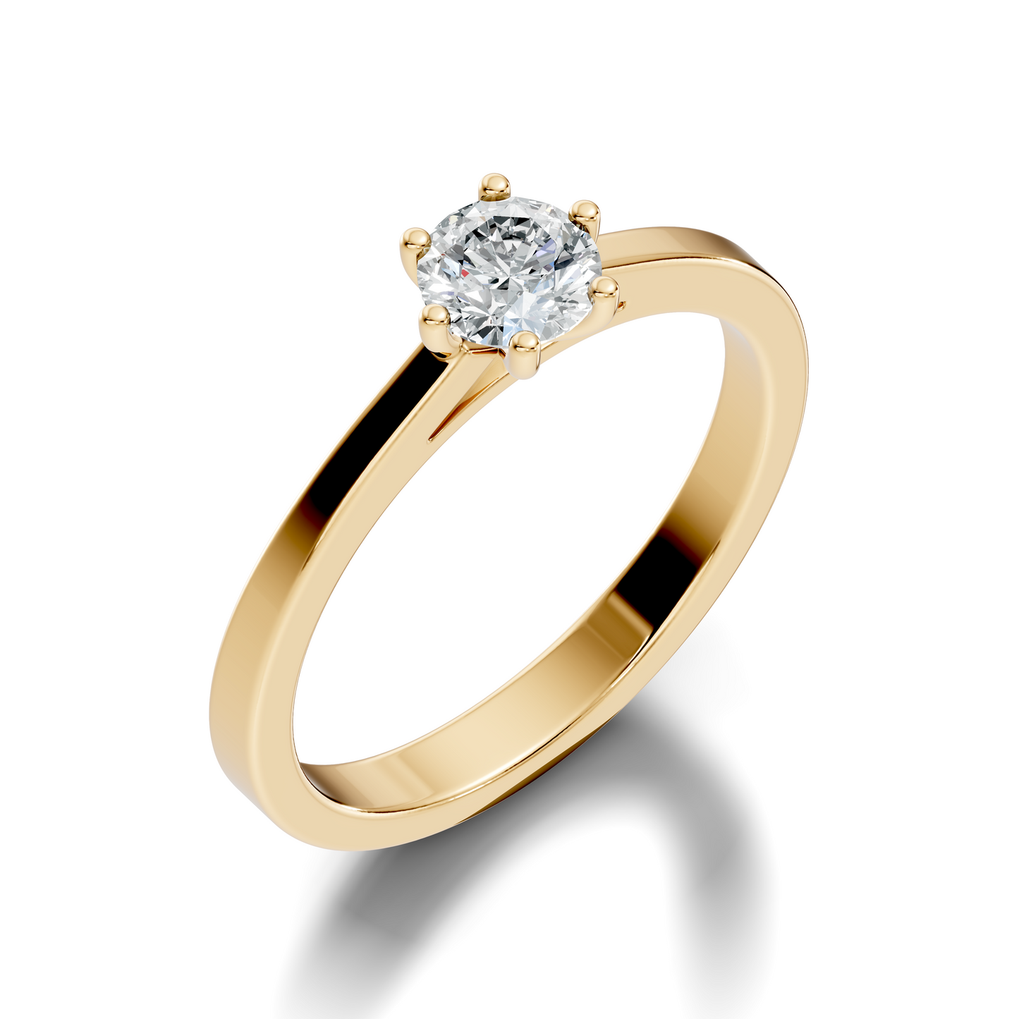 Round Cut High Quality Lab Grown and Natural Diamond Unique Solitaire Prong Set Cluster Promise Ring For Her - HIGHCARAT DIAMONDS