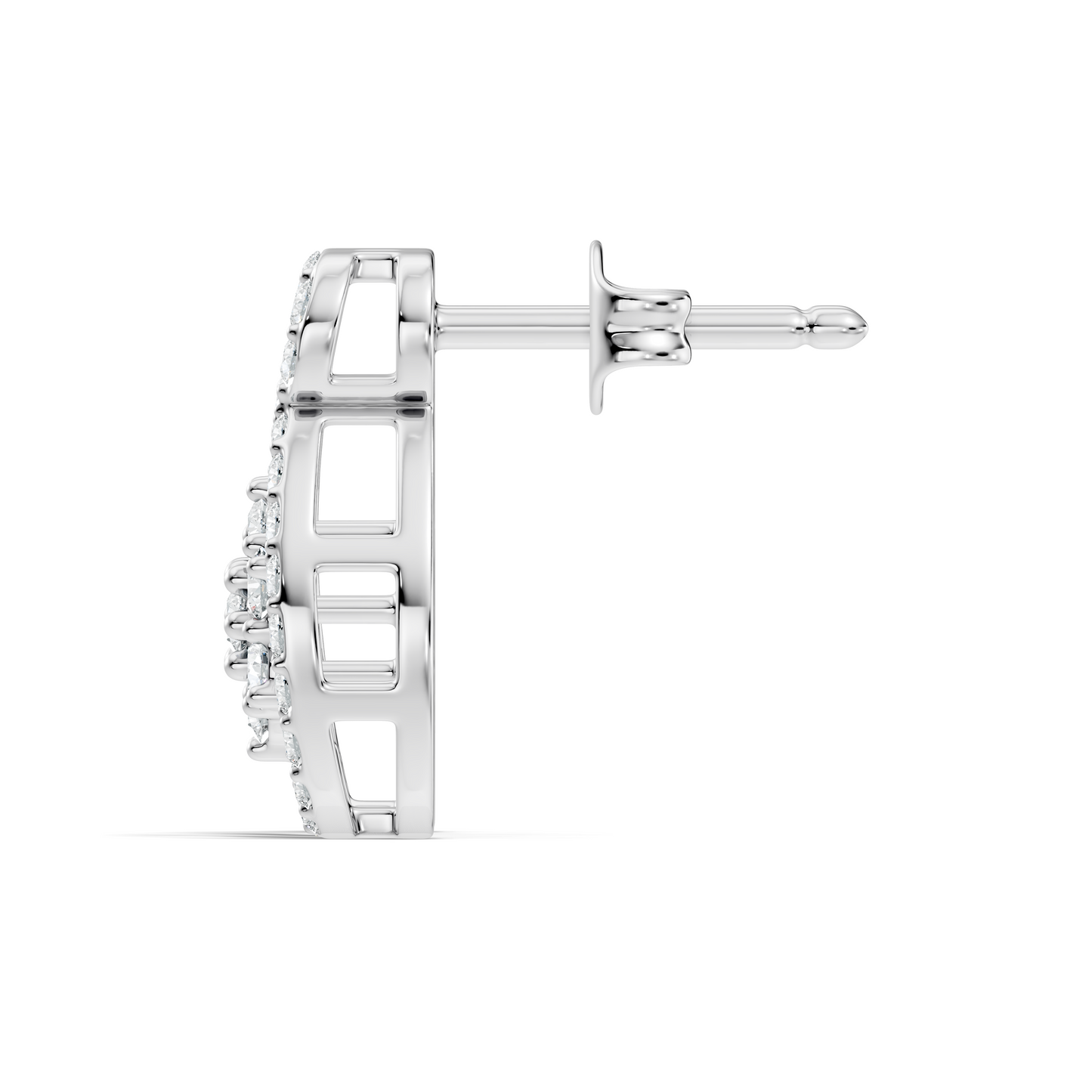 Round Shape Full Studs Natural & Lab Grown Diamond Earrings For Women Daily Wear - HIGHCARAT DIAMONDS