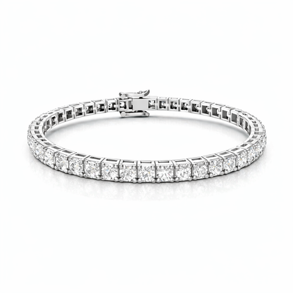 5.17Ct Round Cut Top Grade Diamond Antique Delicate Vintage Sparkling Bridesmaid Tennis Bracelet Gift For Women's - HIGHCARAT DIAMONDS