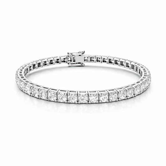 5.17Ct Round Cut Top Grade Diamond Antique Delicate Vintage Sparkling Bridesmaid Tennis Bracelet Gift For Women's - HIGHCARAT DIAMONDS