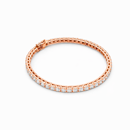 5.17Ct Round Cut Top Grade Diamond Antique Delicate Vintage Sparkling Bridesmaid Tennis Bracelet Gift For Women's - HIGHCARAT DIAMONDS