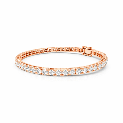 5.17Ct Round Cut Top Grade Diamond Antique Delicate Vintage Sparkling Bridesmaid Tennis Bracelet Gift For Women's - HIGHCARAT DIAMONDS