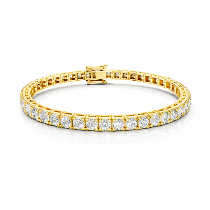 5.17Ct Round Cut Top Grade Diamond Antique Delicate Vintage Sparkling Bridesmaid Tennis Bracelet Gift For Women's - HIGHCARAT DIAMONDS