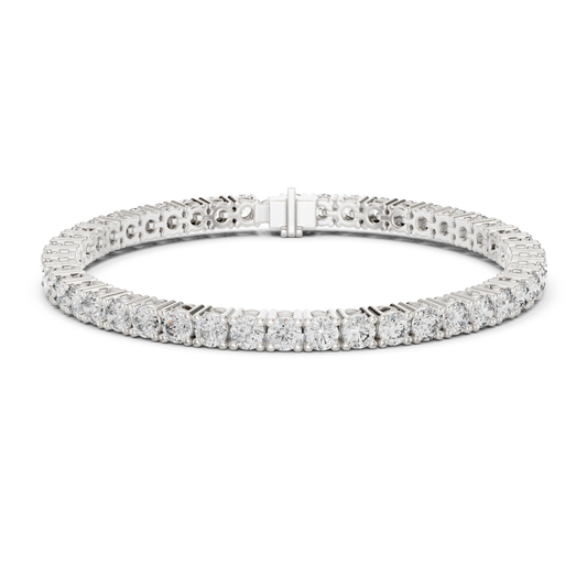 Round Cut Lab Grown Diamond Tennis Bracelet - HIGHCARAT DIAMONDS