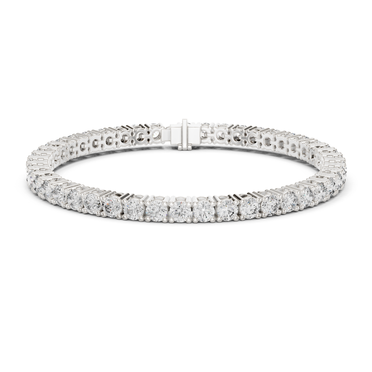 Round Cut Lab Grown Diamond Tennis Bracelet - HIGHCARAT DIAMONDS