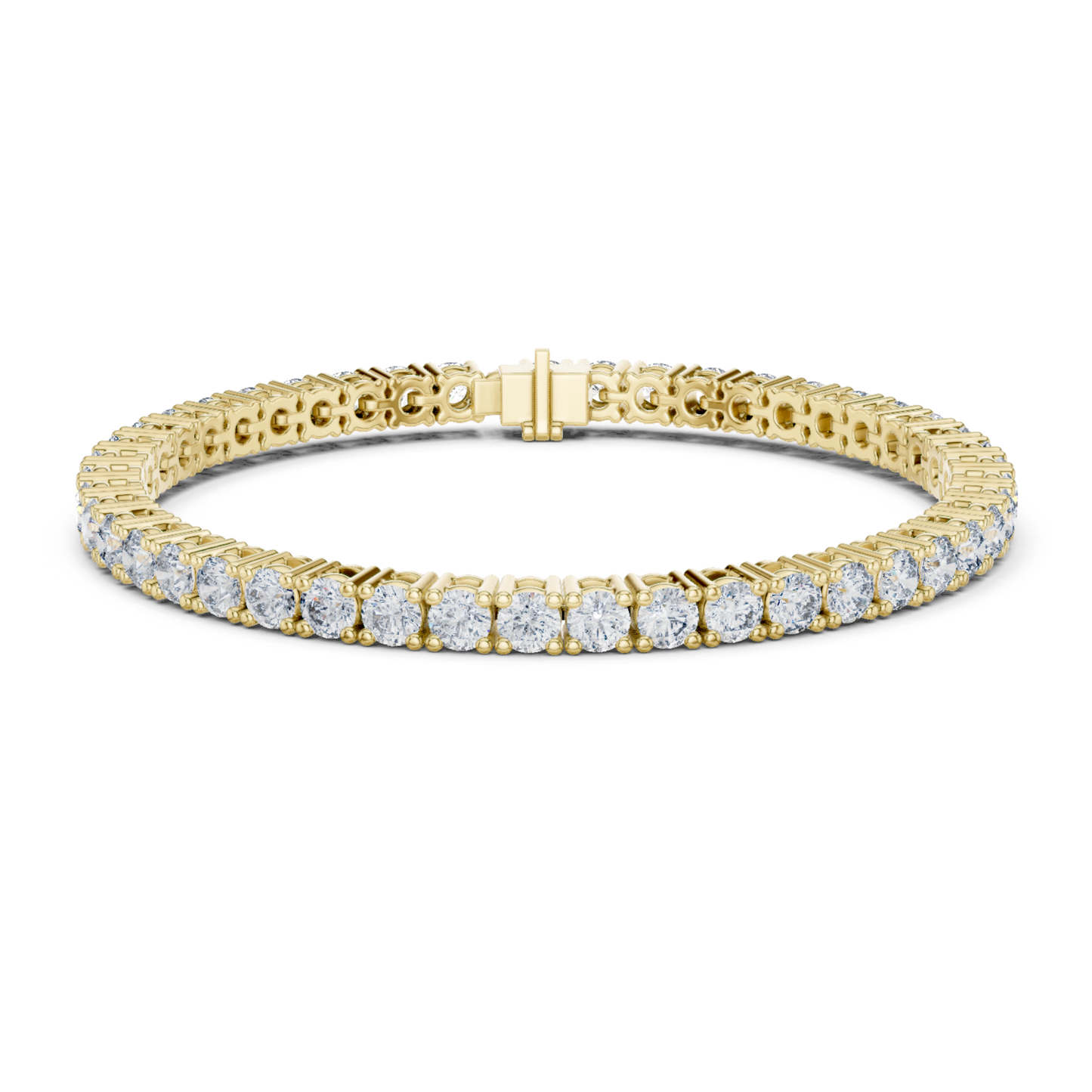Round Cut Lab Grown Diamond Tennis Bracelet - HIGHCARAT DIAMONDS