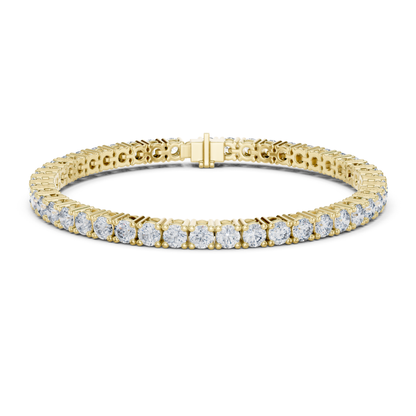 Round Cut Lab Grown Diamond Tennis Bracelet - HIGHCARAT DIAMONDS