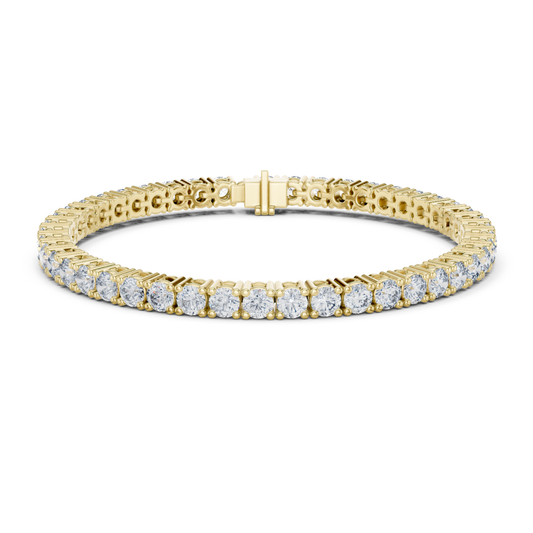 Round Cut Lab Grown Diamond Tennis Bracelet - HIGHCARAT DIAMONDS