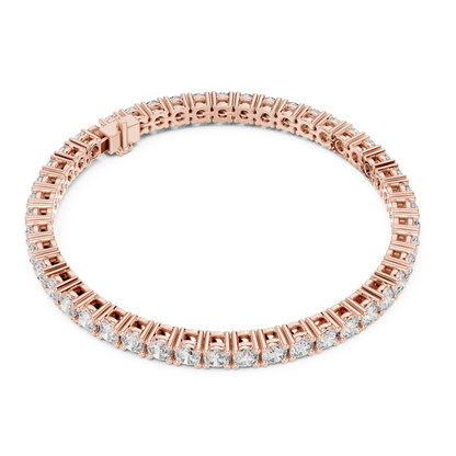 Round Cut Lab Grown Diamond Tennis Bracelet - HIGHCARAT DIAMONDS