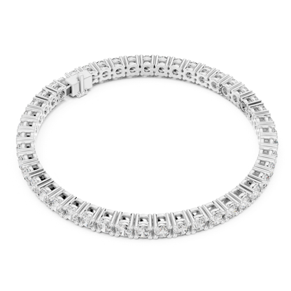 Round Cut Lab Grown Diamond Tennis Bracelet - HIGHCARAT DIAMONDS